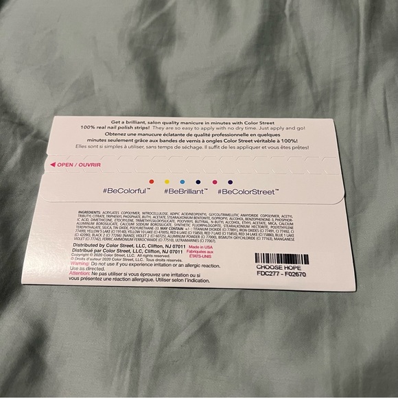 *Retired* Color Street: Choose Hope | Breast Cancer Awareness Pink Ribbon - Picture 4 of 10